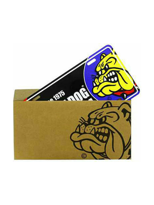 The Bulldog Amsterdam License Plate - Black