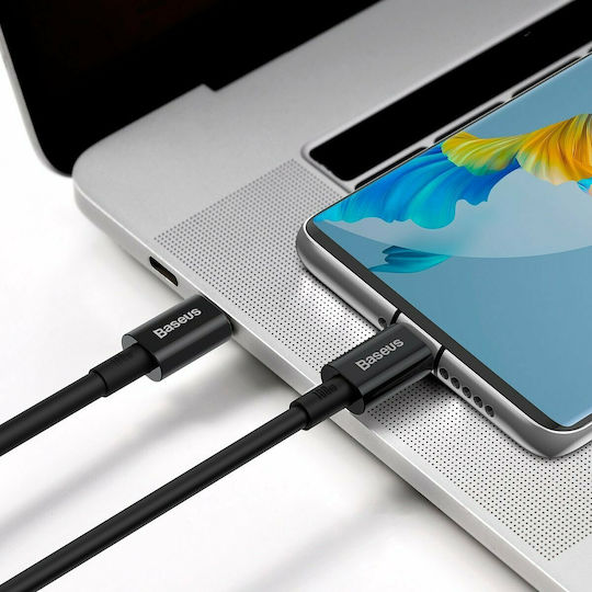 Baseus Superior USB 2.0 Cable USB-C Male - USB-C 100W PD Black 1m CATYS-B01