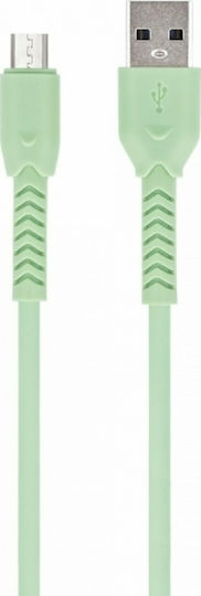 Maxlife Regular USB 2.0 to micro USB Cable Μωβ 1m (MXU-04)