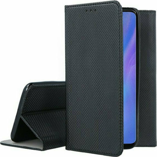 Forcell Smart Книга Изкуствена кожа Черен (Huawei P30 Pro)