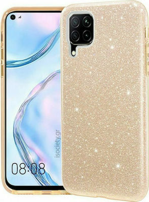 Glitter Shining Silicone Back Cover Gold (Huawei P40 Lite)