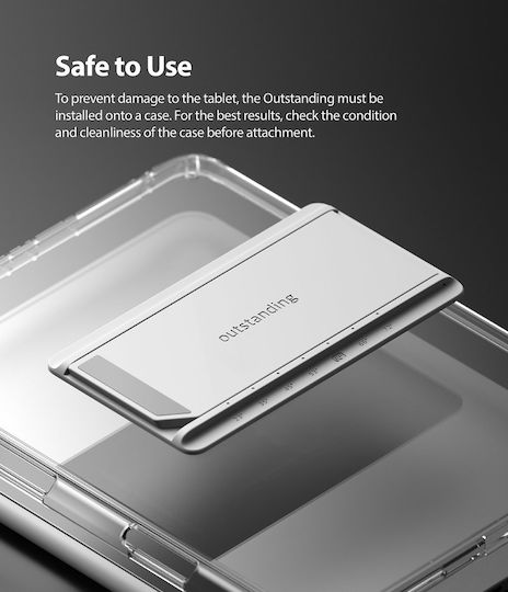 Ringke Fusion Combo Back Cover Stand / Υποδοχή Στυλό Smoke Black - Light Gray (iPad Air 2020)