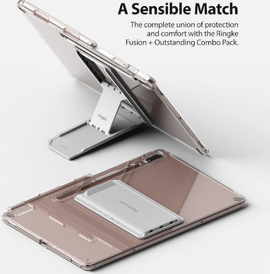 Ringke Fusion Combo Back Cover Stand / Υποδοχή Στυλό Διάφανο (Galaxy Tab S7+)