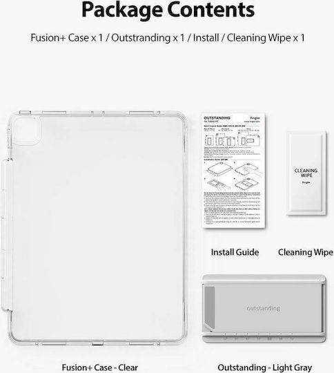 Ringke Fusion Combo Back Cover Transparentă (iPad Pro 2021 12.9")
