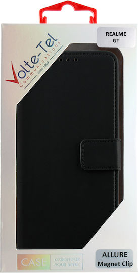 Volte-Tel Allure Magnet Wallet Δερματίνης Μαύρο (Realme GT 5G)