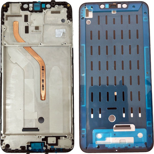 Μεσαίο Πλαίσιο Μαύρο για Pocophone F1