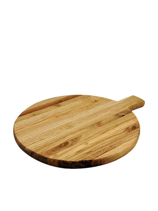Rozos Pizza-Servierplatte mit Griff Hölzernes 30x30cm 1Stück