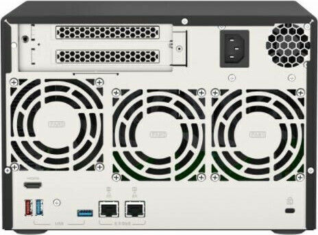 QNap TVS-675-8G NAS Tower με 6 θέσεις για HDD/M.2/SSD και 2 θύρες Ethernet