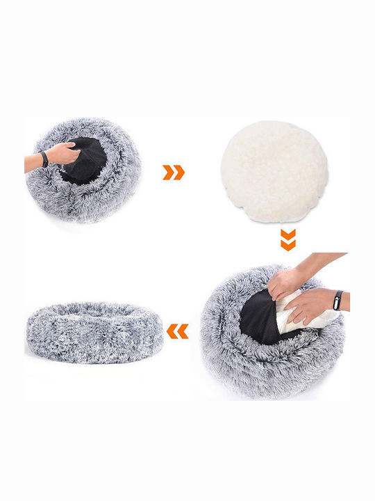 Feandrea Poof Dog Bed Gray 50x20cm