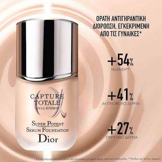 Dior Capture Totale Super Potent Serum Течен грим SPF20 4N Неутрален 30мл