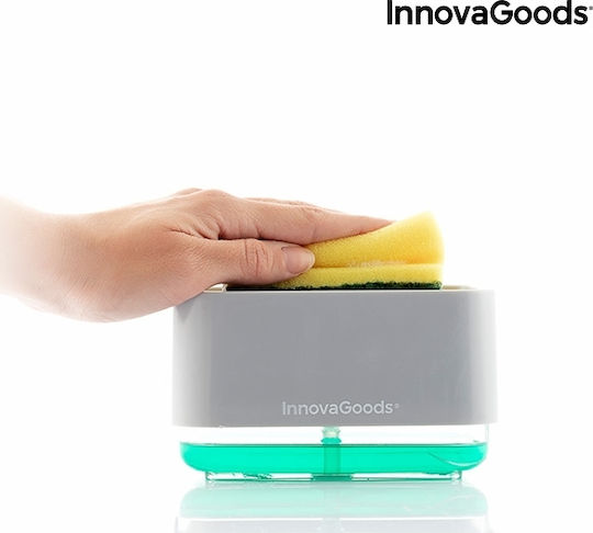 InnovaGoods Θήκη για Σφουγγάρι Πλαστική σε Γκρι Χρώμα Pushoap