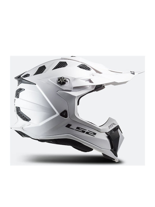 LS2 MX700 Subverter Evo Motocross Helmet DOT / ECE 22.05 1350gr white KR4239