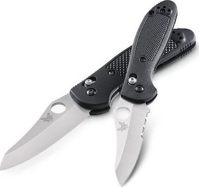 Benchmade Griptilian Knife Black with Blade made of Stainless Steel in Sheath