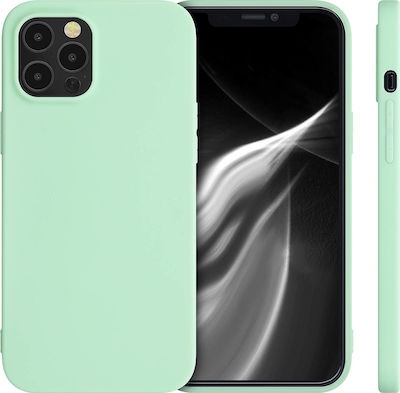 KWmobile Matte Umschlag Rückseite Silikon Mint Matte (iPhone 12 Pro Max) 53940.50