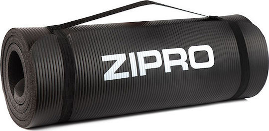 Zipro Exercise Mat Black (180x60x0.15cm)
