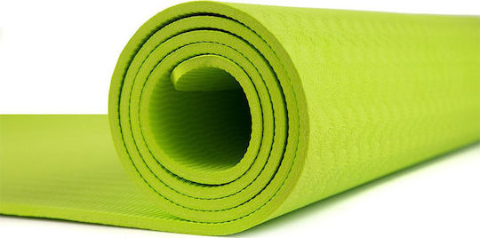Zipro Στρώμα Γυμναστικής Yoga Πράσινο (183x61x0.6cm)