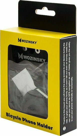 Wozinsky Βάση Στήριξης Ποδηλάτου για Κινητό Μαύρη