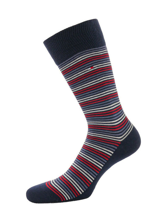 Tommy Hilfiger Men's Patterned Socks Blue 4Pack