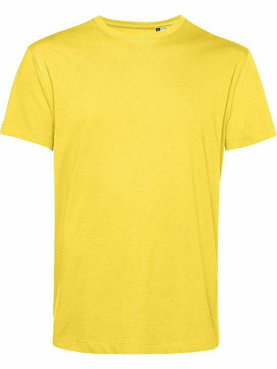 B&C E150 Men's Short Sleeve Promotional T-Shirt Yellow Fizz