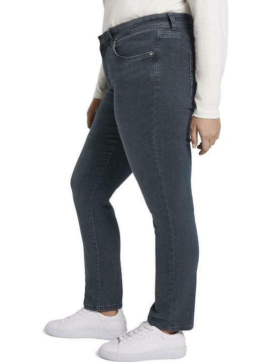 Damenjeans in Schlanker Passform Used Dark Stone Blue