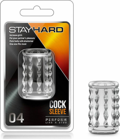 Blush Stay Hard Manșon Pentru Penis 04 Extensie De Penis Transparentă