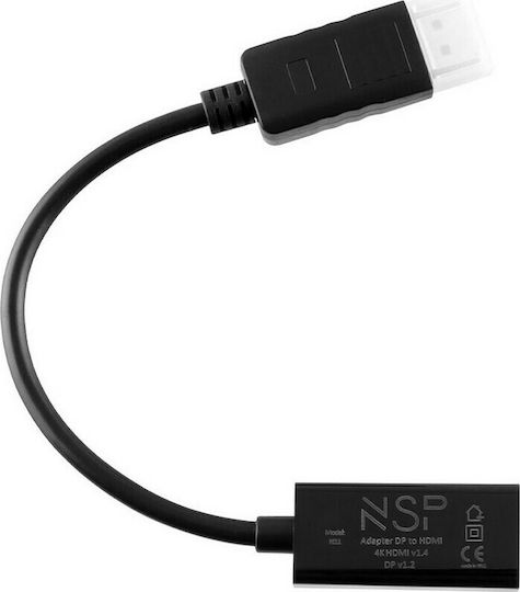 NSP N11 Μετατροπέας DisplayPort male σε HDMI female