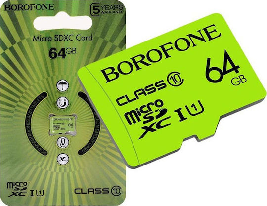 Borofone microSDXC 64GB Class 10 High Speed