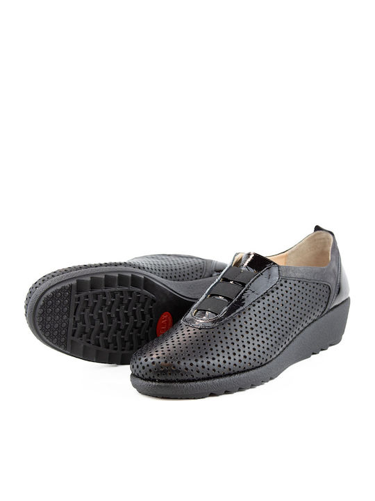 7337-1318 Damen Anatomisch Sneakers Schwarz