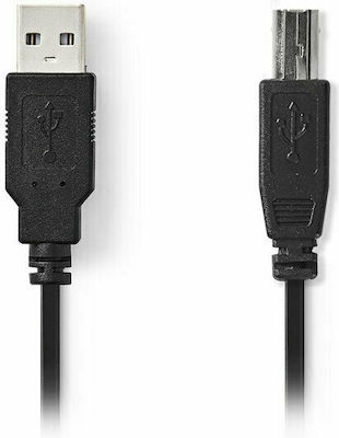 Nedis 3m USB 2.0 Cable A-Male to B-Male (CCGT60100BK30)