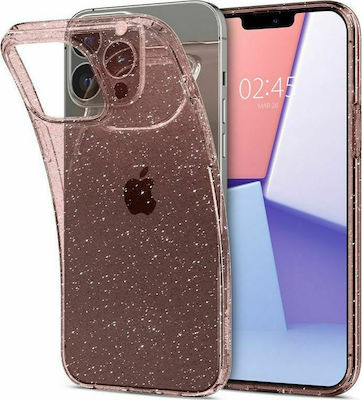 Spigen Liquid Crystal Glitter Coperta din spate Silicon Roz (iPhone 13 Pro) ACS03256