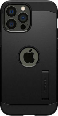 Spigen Tough Armor Plastic / Silicone Back Cover Durable Black (iPhone 13 Pro Max)