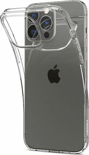 Spigen Liquid Crystal Umschlag Rückseite Silikon Transparent (iPhone 13 Pro Max)