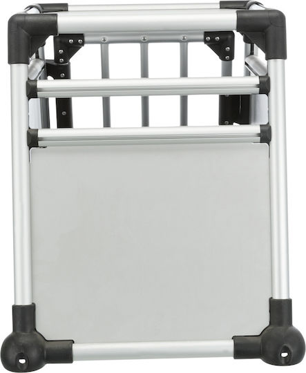 Trixie Transporter Кенел за превоз на кучета с колела Сив 64x57x48см