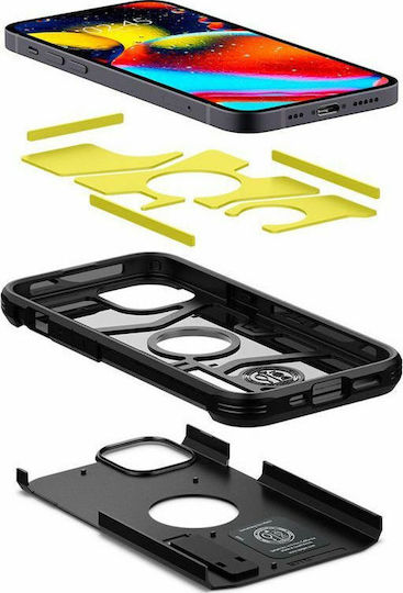 Spigen Tough Armor Back Cover Πλαστικό / Σιλικόνης 2mm Μαύρο (iPhone 13 mini)