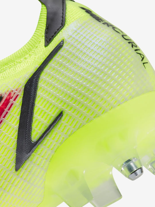 Nike Mercurial Vapor 14 Elite SG-PRO Anti-Clog Motivation - Volt/Bright  Crimson/Black - CV0988-760