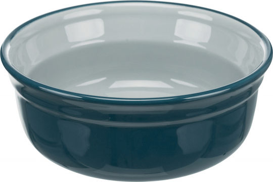 Trixie Eat On Feet Ceramic Bowl Food & Water for Dog & Cat with Base 1.6lt 20cm in Gray Color 2pcs