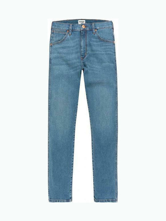 Larston Ανδρικό Παντελόνι Τζιν Ελαστικό με Slim Tapered Εφαρμογή Blue Fever