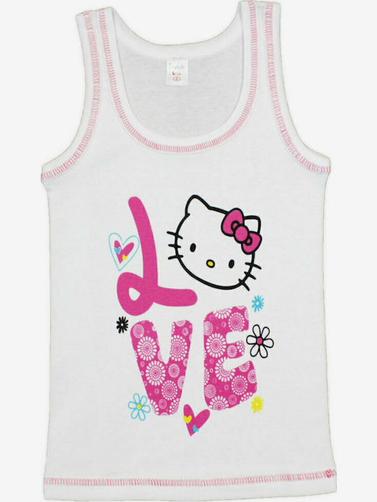 Filinda Kids' Set with Undershirts Sleeveless White 5pcs