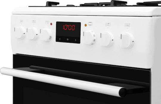 Amica 510GEH3.33ZpTaDpA(W) Cooker 65lt W50cm. White