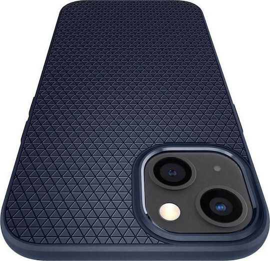 Spigen Liquid Air Back Cover Silicone Navy Blue (iPhone 13)