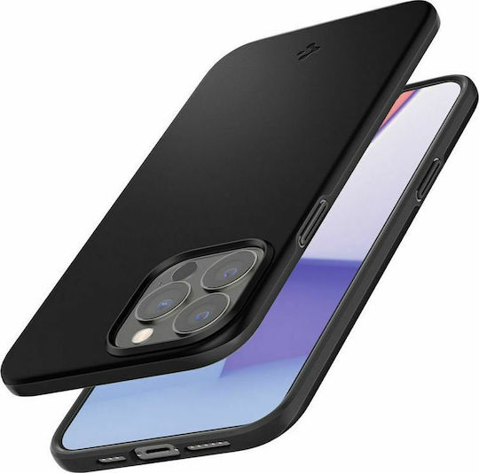 Spigen Thin Fit Back Cover Silicone 1.55mm Black (iPhone 13 Pro)