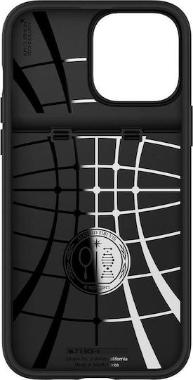 Spigen Slim Armor CS Задна корица Пластмаса / Силикон 2мм Черен (iPhone 13 Pro Max)