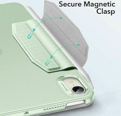 ESR Ascend Flip Cover Piele artificială / Silicon Light Green (iPad mini 2021)