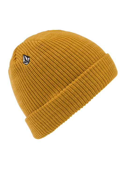 Volcom Full Stone Beanie Männer Beanie Gestrickt Vintage Gold