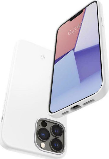 Spigen Silicone Fit Back Cover White for iPhone 13 Pro Max