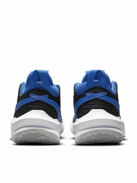 Hustle Team Hustle 10 Kids Sports Shoes Basketball with Laces Blue
