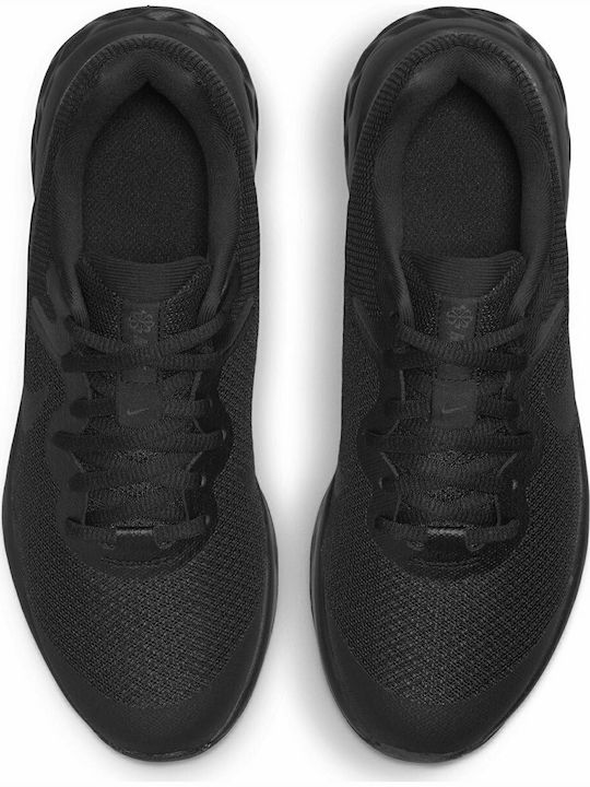 Revolution Revolution 6 Kids Sports Shoes Running with Laces Black / Dk Smoke Grey