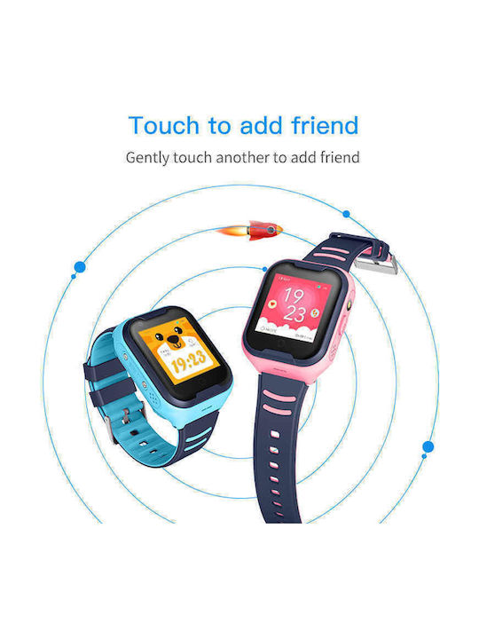 Kids Digital Watch with GPS and Rubber/Plastic Strap Blue