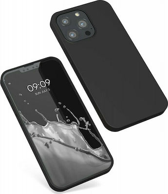 KWmobile Silicone Back Cover Black Matte (iPhone 13 Pro)