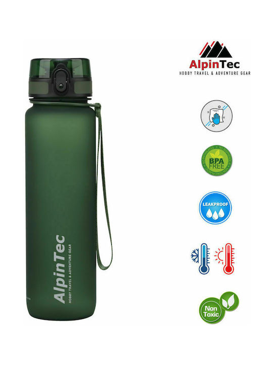 AlpinPro Quest Παγούρι Πλαστικό Ποδηλάτου 1000ml Πράσινο AlpinPro Quest Παγούρι Πλαστικό Ποδηλάτου 1000ml Πράσινο